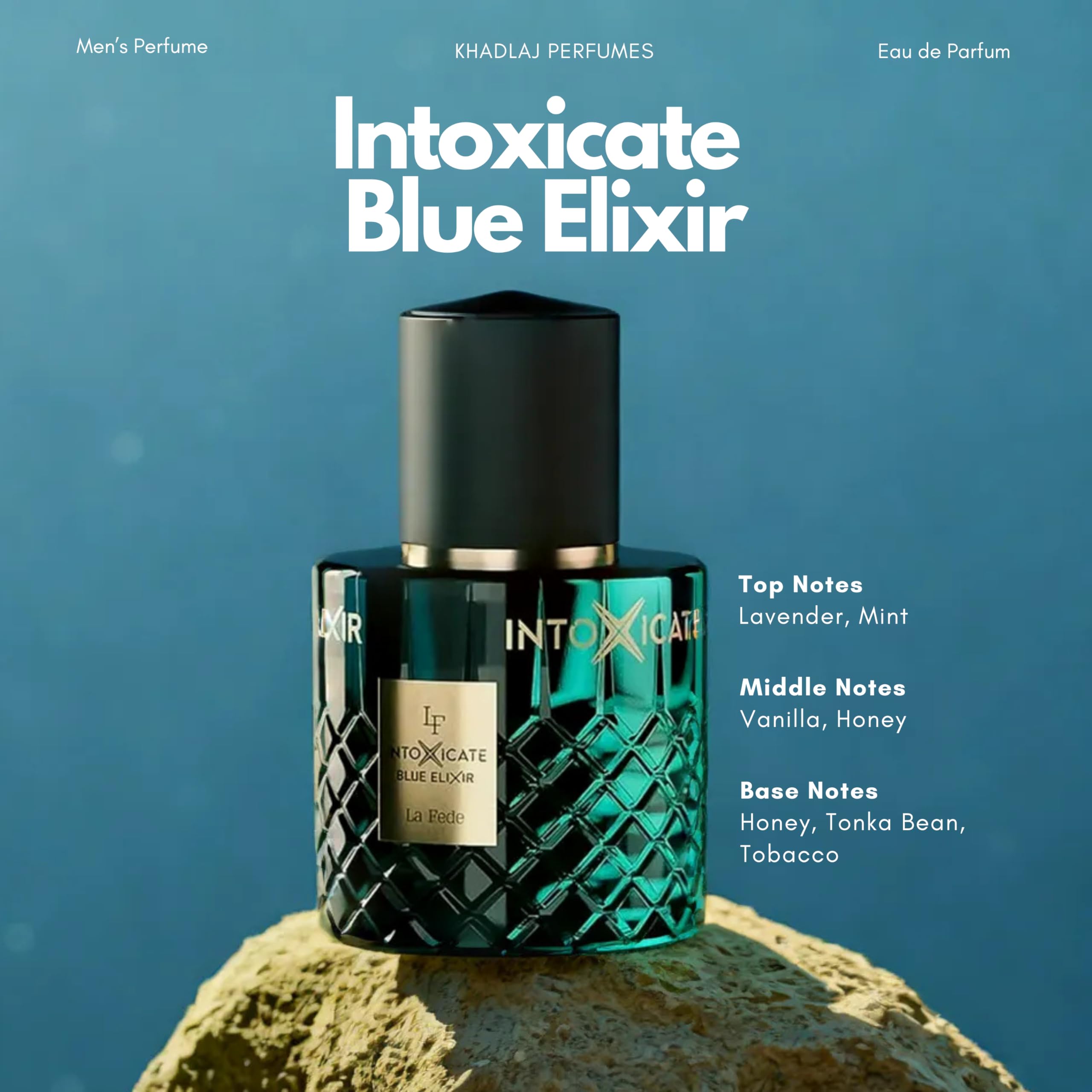 Amazon.com : La Fede Intoxicate Blue Elixir Arabian Perfume for
